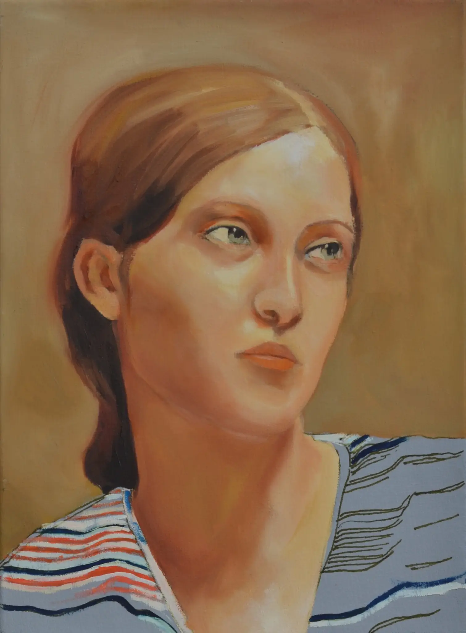 Frau mit rötlichem Haar